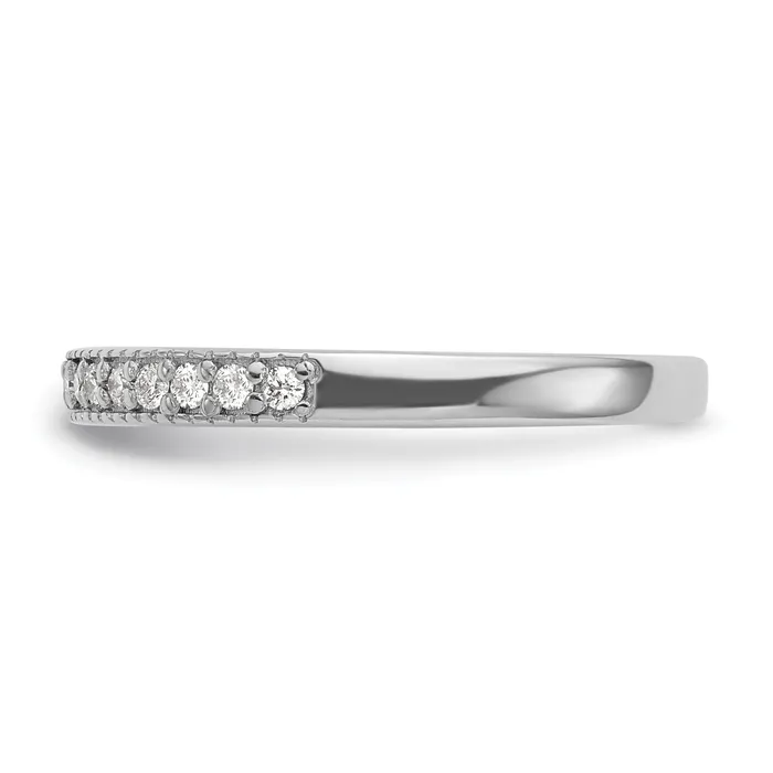020ct CZ Solid Real 14K White Gold Wedding Band Ring Goldia Rings