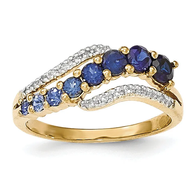 14k and Rhodium Lab Created Ceylon SappLab Created Sapp and Diamond Ring Goldiacom Rings 14k and Rhodium Lab Created Ceylon SappLab Created Sapp and Diamond Ring Goldiacom Rings