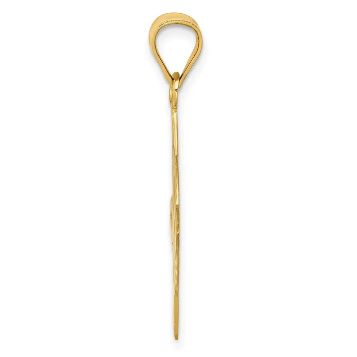 14k Yellow Gold Medium Celtic Eternity Knot Charm Goldia Charm Necklaces