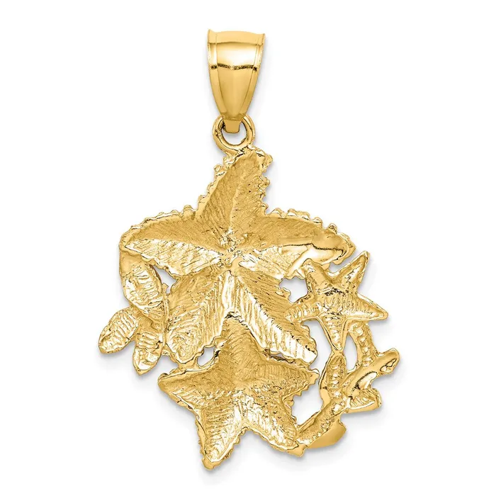 Goldia PreStyled Sets 14k Yellow Gold Starfish Pendant