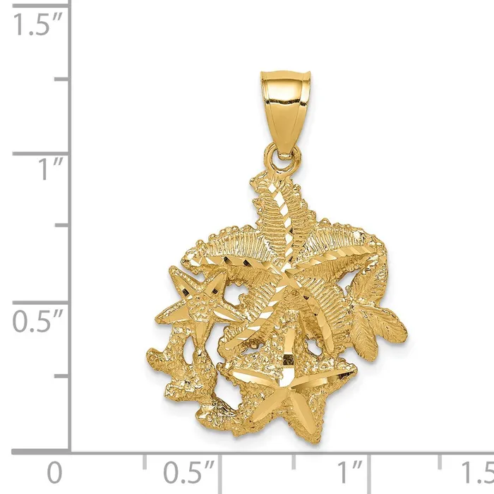 Goldia PreStyled Sets 14k Yellow Gold Starfish Pendant