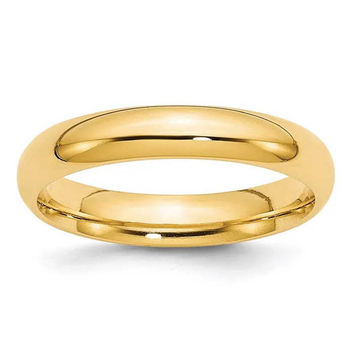 Goldia Rings Solid 10K Yellow Gold 4mm Comfort Fit MensWomens Wedding Band Ring Size 9 Goldia Rings Solid 10K Yellow Gold 4mm Comfort Fit MensWomens Wedding Band Ring Size 9