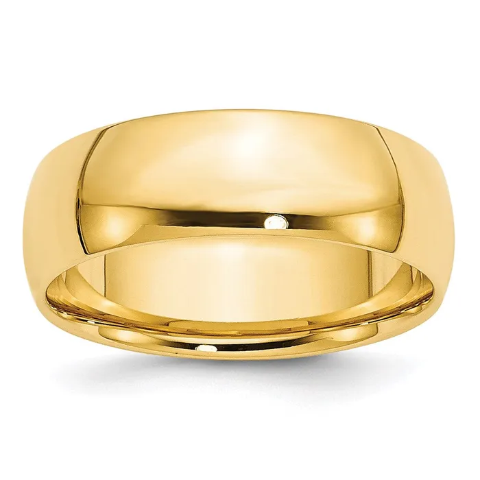 Goldia Rings Solid 10K Yellow Gold 7mm Light Weight Comfort Fit MensWomens Wedding Band Ring Size 11 Goldia Rings Solid 10K Yellow Gold 7mm Light Weight Comfort Fit MensWomens Wedding Band Ring Size 11