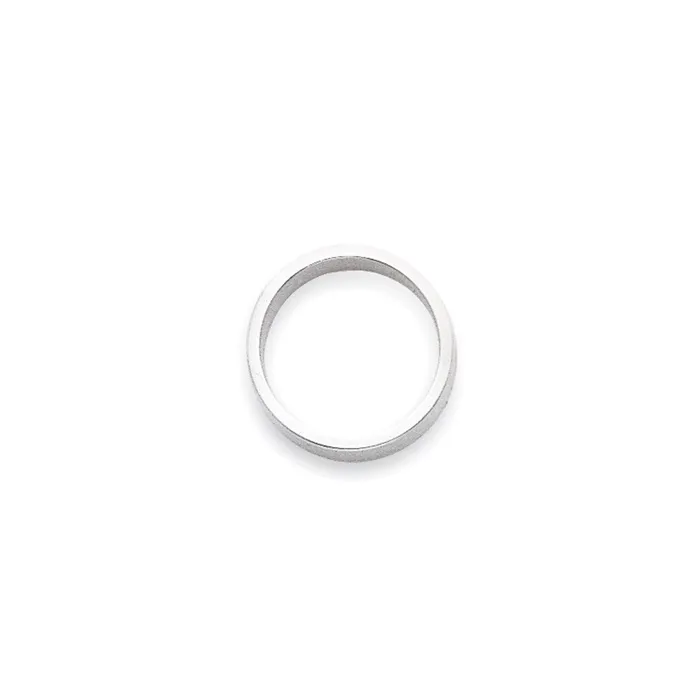 Goldia Rings Solid 14K White Gold 2mm Light Weight Flat MensWomens Wedding Band Ring Size 8 Goldia Rings Solid 14K White Gold 2mm Light Weight Flat MensWomens Wedding Band Ring Size 8