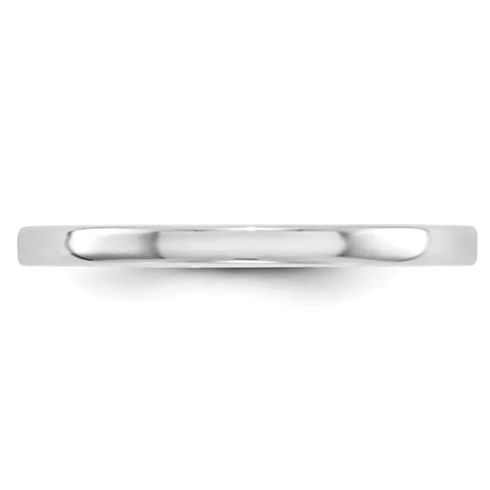 Goldia Rings Solid 14K White Gold 2mm Light Weight Flat MensWomens Wedding Band Ring Size 8 Goldia Rings Solid 14K White Gold 2mm Light Weight Flat MensWomens Wedding Band Ring Size 8