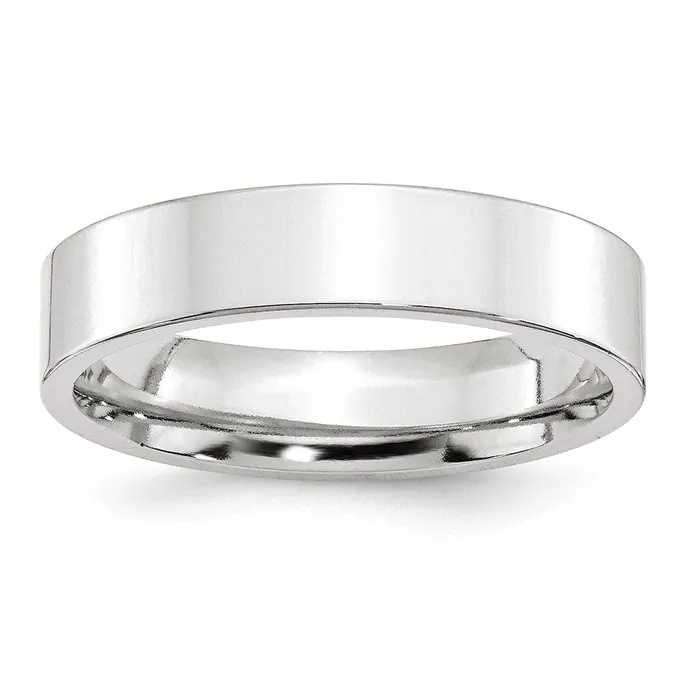 Goldia Rings Solid 14K White Gold 5mm Standard Flat Comfort Fit MensWomens Wedding Band Ring Size 6 Goldia Rings Solid 14K White Gold 5mm Standard Flat Comfort Fit MensWomens Wedding Band Ring Size 6