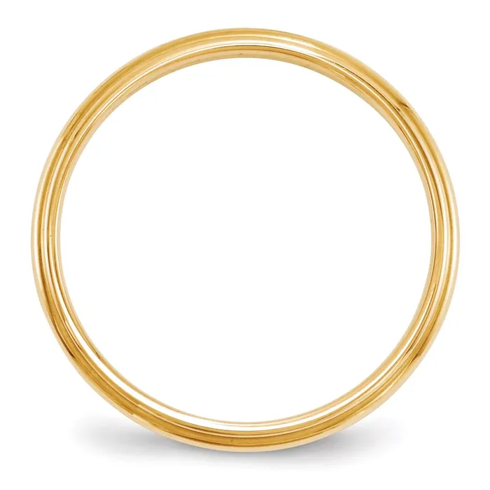 Goldia Rings Solid 18K Yellow Gold 25mm Half Round with Edge MensWomens Wedding Band Ring Size 14 Goldia Rings Solid 18K Yellow Gold 25mm Half Round with Edge MensWomens Wedding Band Ring Size 14