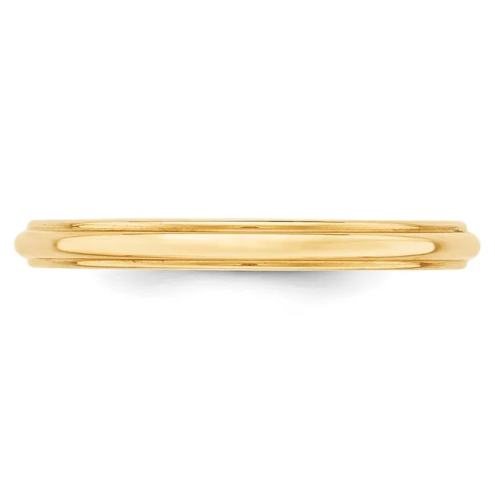Goldia Rings Solid 18K Yellow Gold 25mm Half Round with Edge MensWomens Wedding Band Ring Size 14 Goldia Rings Solid 18K Yellow Gold 25mm Half Round with Edge MensWomens Wedding Band Ring Size 14