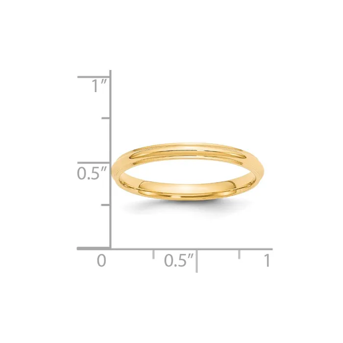 Goldia Rings Solid 18K Yellow Gold 25mm Half Round with Edge MensWomens Wedding Band Ring Size 14 Goldia Rings Solid 18K Yellow Gold 25mm Half Round with Edge MensWomens Wedding Band Ring Size 14