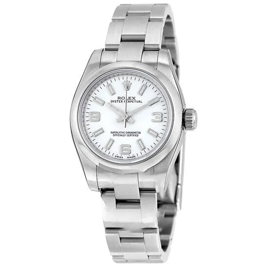 JMS always Bracelets Original Rolex Lady Oyster Perpetual 26 White Dial Stainless Steel Oyster Bracelet Automatic Watch 176200WASO JMS always Bracelets Original Rolex Lady Oyster Perpetual 26 White Dial Stainless Steel Oyster Bracelet Automatic Watch 176200WASO