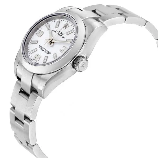 JMS always Bracelets Original Rolex Lady Oyster Perpetual 26 White Dial Stainless Steel Oyster Bracelet Automatic Watch 176200WASO JMS always Bracelets Original Rolex Lady Oyster Perpetual 26 White Dial Stainless Steel Oyster Bracelet Automatic Watch 176200WASO