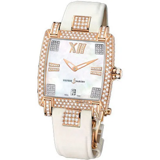 JMS always Watches Original Ulysse Nardin Caprice Mother of Pearl Dial Satin Strap Automatic Ladies Watch 13691FC301 JMS always Watches Original Ulysse Nardin Caprice Mother of Pearl Dial Satin Strap Automatic Ladies Watch 13691FC301