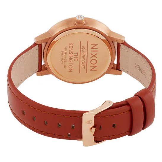 Original Open Box Nixon Kensington Quartz Silver Dial Ladies Watch A108104500 JMS always Rings