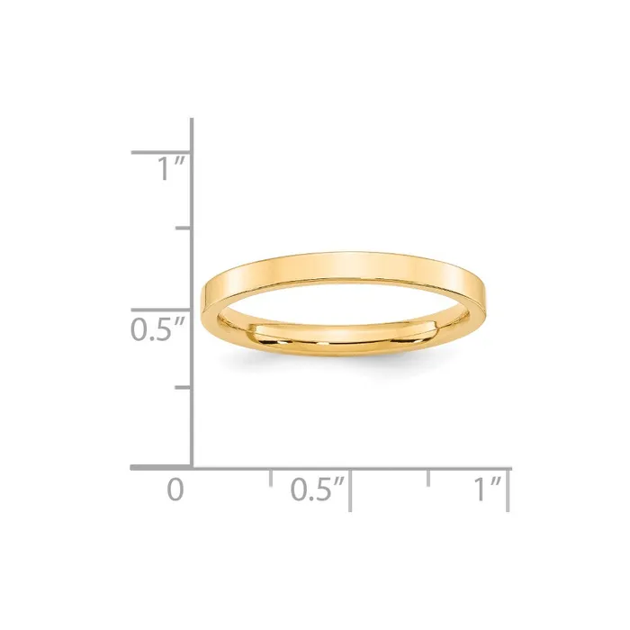 Rings Goldia Solid 18K Yellow Gold 25mm Standard Flat Comfort Fit MensWomens Wedding Band Ring Size 9 Rings Goldia Solid 18K Yellow Gold 25mm Standard Flat Comfort Fit MensWomens Wedding Band Ring Size 9