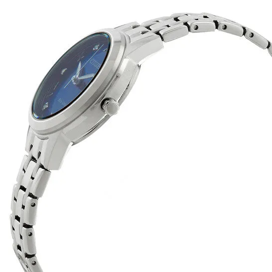 Watches JMS always Original Citizen EcoDrive Diamond Blue Dial Ladies Watch FE124081L Watches JMS always Original Citizen EcoDrive Diamond Blue Dial Ladies Watch FE124081L