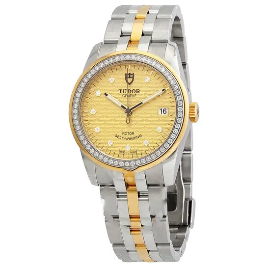 Watches Original Tudor Glamour Date Automatic Diamond Champagne Dial Ladies Watch M550230028 JMS always Watches Original Tudor Glamour Date Automatic Diamond Champagne Dial Ladies Watch M550230028 JMS always