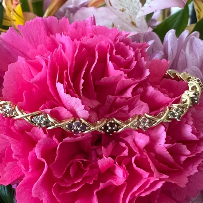 14 Karat Yellow Gold Multi Stone Bracelet 24000455 ONeills Estate Jewelry Bracelets 14 Karat Yellow Gold Multi Stone Bracelet 24000455 ONeills Estate Jewelry Bracelets