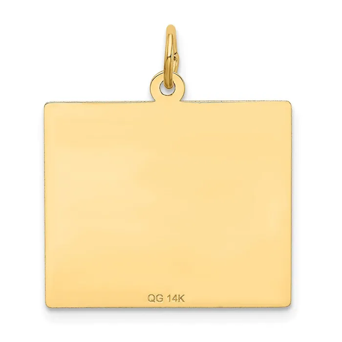 14k Yellow Gold Saturday the First Day Calendar Pendant TreasureFineJewelers Necklaces