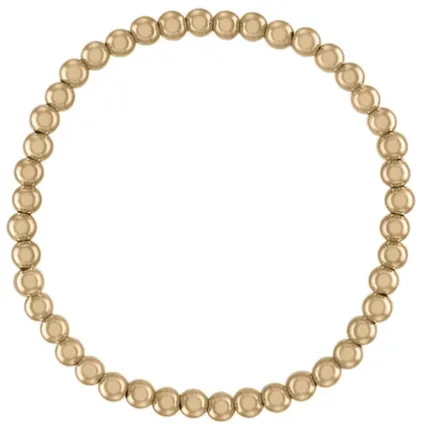 Alexa Leigh Bracelets Alexa Leigh 5mm Yellow Gold Ball Bracelet