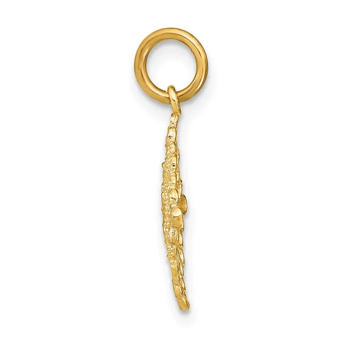 Charm Necklaces 14K wRhodium and DC Filigree Medallion Charm TreasureFineJewelers