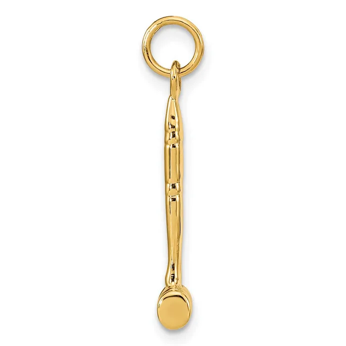 Charm Necklaces TreasureFineJewelers 14k 3D Gavel Charm