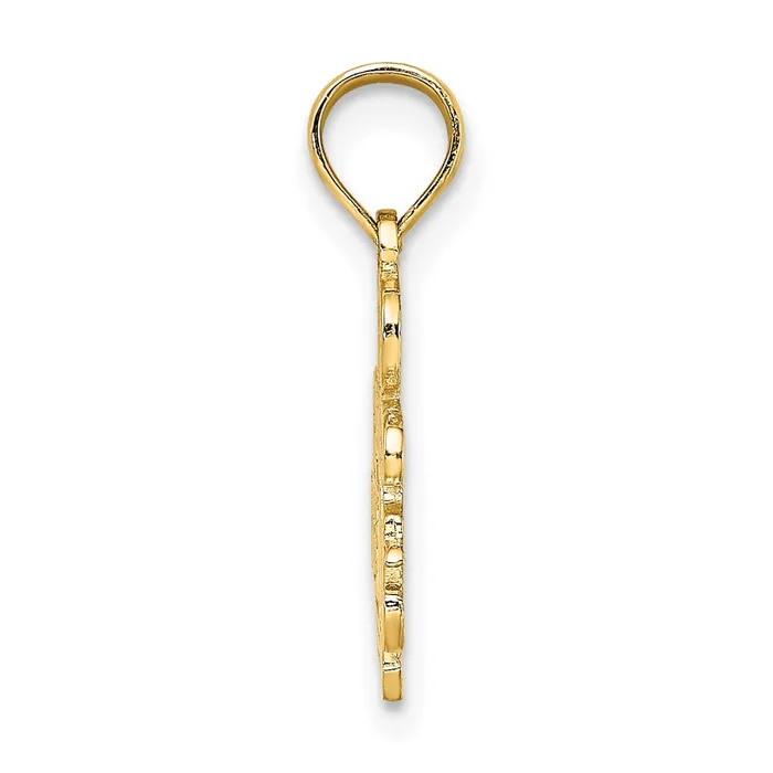Charm Necklaces TreasureFineJewelers 14K ID RATHER BE SAILING Charm