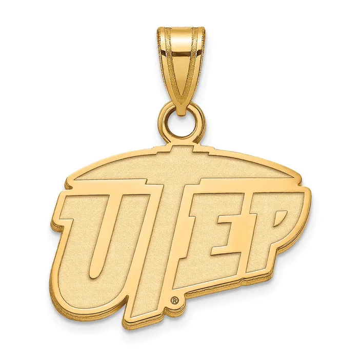 Necklaces TreasureFineJewelers 14K Yellow Gold The University of Texas at El Paso Small Pendant Necklaces TreasureFineJewelers 14K Yellow Gold The University of Texas at El Paso Small Pendant