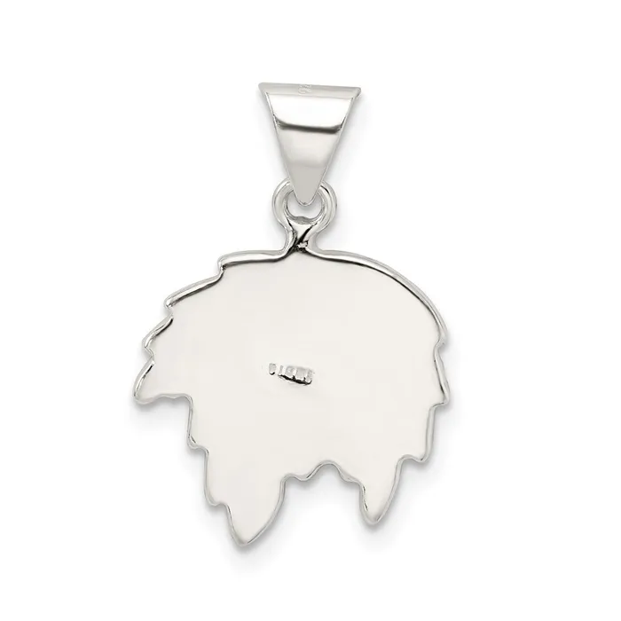 Rings TreasureFineJewelers Sterling Silver Enameled Holly Charm