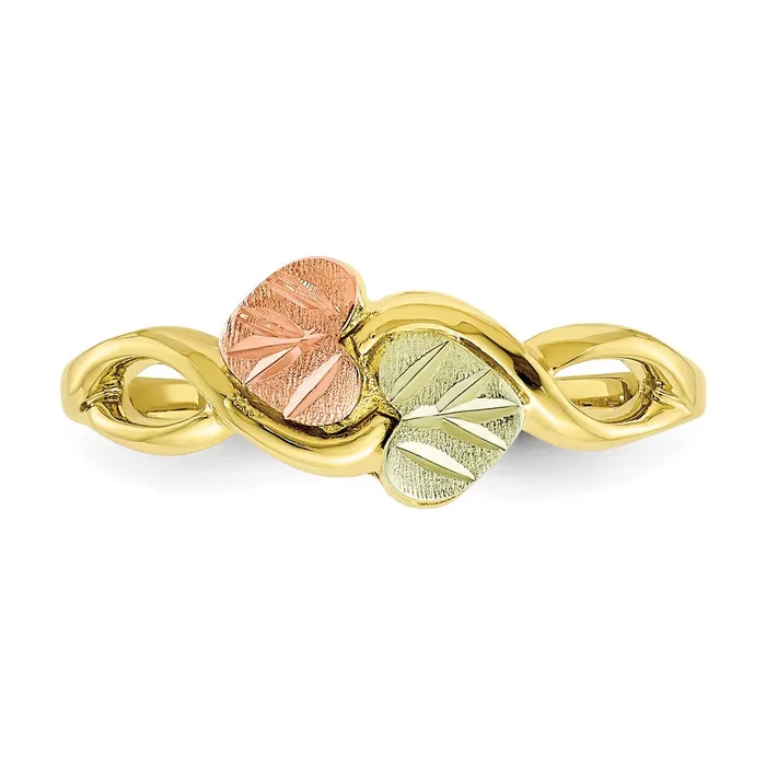 10k Tricolor Black Hills Gold Ring 10BH628WBC WB Choice Jewelry Rings 10k Tricolor Black Hills Gold Ring 10BH628WBC WB Choice Jewelry Rings