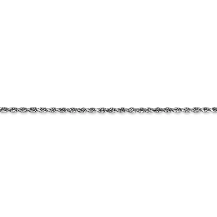 14k White Gold 200mm DC Quadruple Rope Chain AnkletWBCWQT0169 WB Choice Jewelry Necklaces 14k White Gold 200mm DC Quadruple Rope Chain AnkletWBCWQT0169 WB Choice Jewelry Necklaces