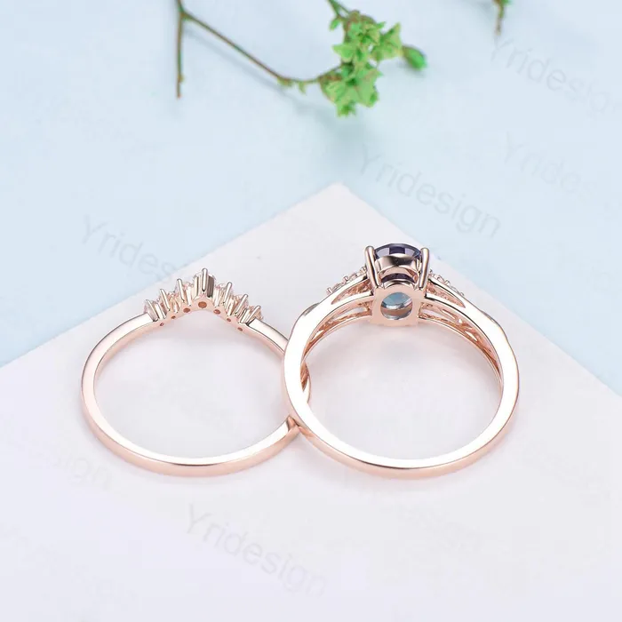 Celtic Knot Oval Cut Lab Grown Diamond Engagement Ring Set IGI Certificate Diamond Bridal Ring Set Unique Handmade Anniversary Gift Women PENFINE Rings Celtic Knot Oval Cut Lab Grown Diamond Engagement Ring Set IGI Certificate Diamond Bridal Ring Set Unique Handmade Anniversary Gift Women PENFINE Rings