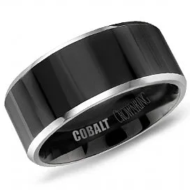 CROWN RING Rings CROWN BLACK COBALT GENTS BAND CBB0004