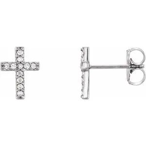 Earrings WB Choice Jewelry Platinum 110 CTW Diamond Cross EarringsR17013608PSTWBC Earrings WB Choice Jewelry Platinum 110 CTW Diamond Cross EarringsR17013608PSTWBC