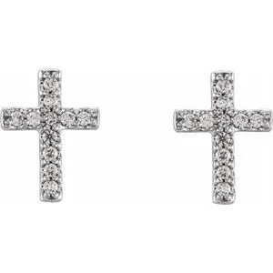 Earrings WB Choice Jewelry Platinum 110 CTW Diamond Cross EarringsR17013608PSTWBC Earrings WB Choice Jewelry Platinum 110 CTW Diamond Cross EarringsR17013608PSTWBC