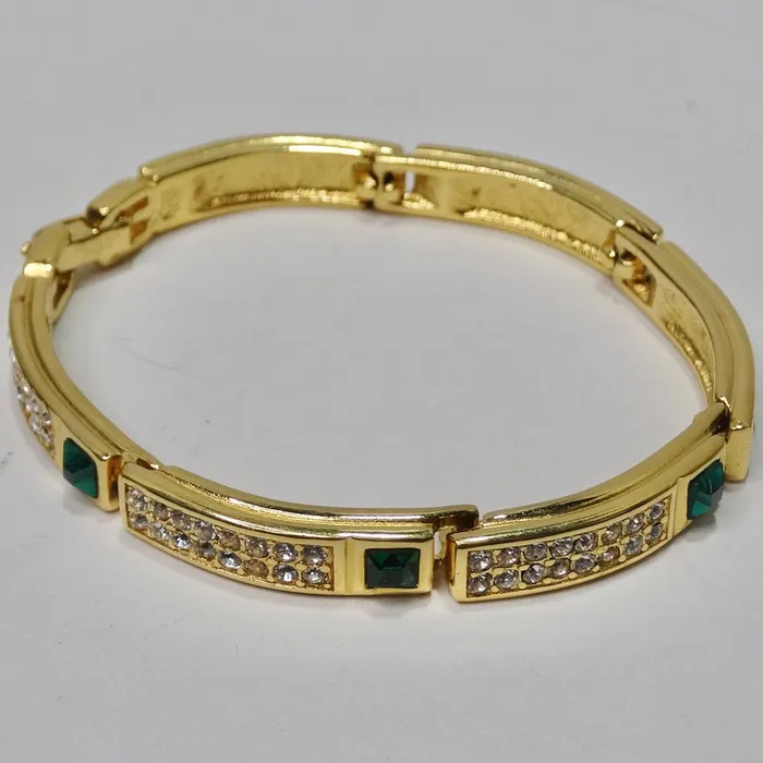 Givenchy 1990 Gold Plated Bracelet Vintage by Misty Bracelets