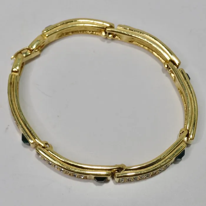 Givenchy 1990 Gold Plated Bracelet Vintage by Misty Bracelets