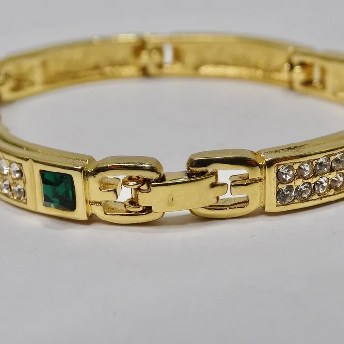 Givenchy 1990 Gold Plated Bracelet Vintage by Misty Bracelets