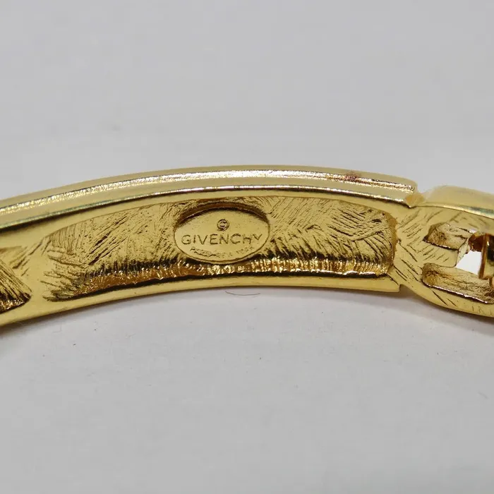 Givenchy 1990 Gold Plated Bracelet Vintage by Misty Bracelets