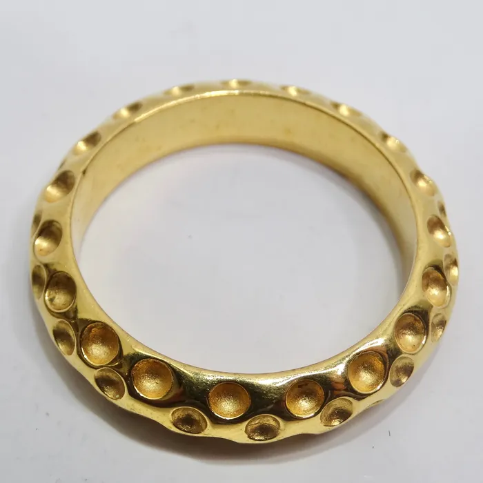 Hermes 24K Gold Plated Scarf Ring Vintage by Misty Rings Hermes 24K Gold Plated Scarf Ring Vintage by Misty Rings