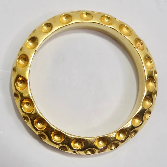 Hermes 24K Gold Plated Scarf Ring Vintage by Misty Rings Hermes 24K Gold Plated Scarf Ring Vintage by Misty Rings
