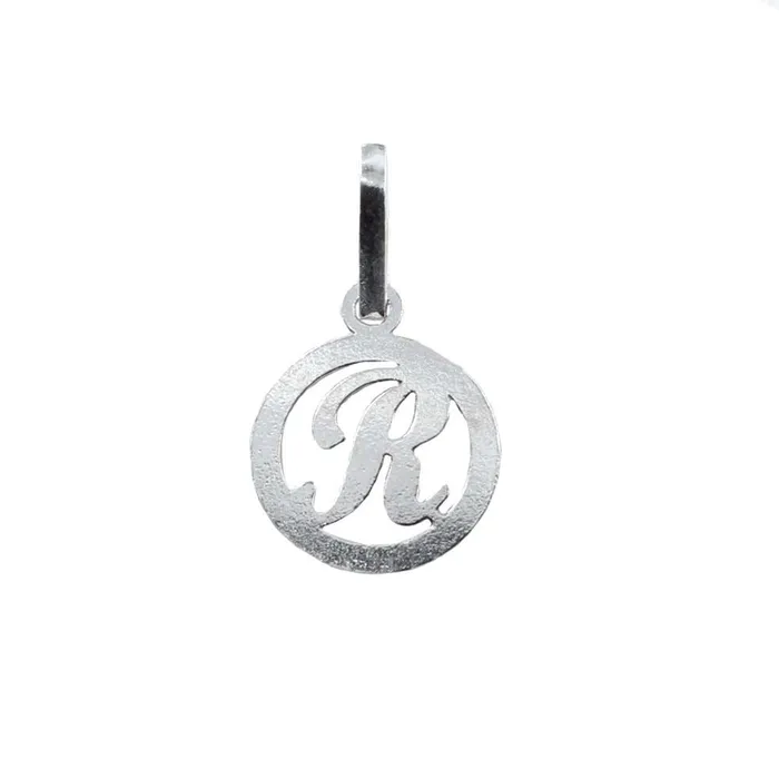 Karizma Jewels Necklaces Real Sterling Silver Alphabet Letter Pendant