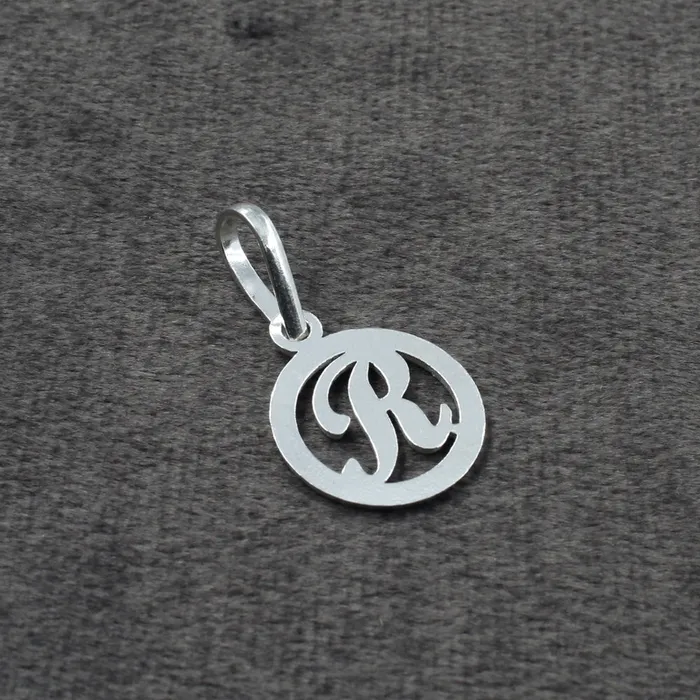 Karizma Jewels Necklaces Real Sterling Silver Alphabet Letter Pendant