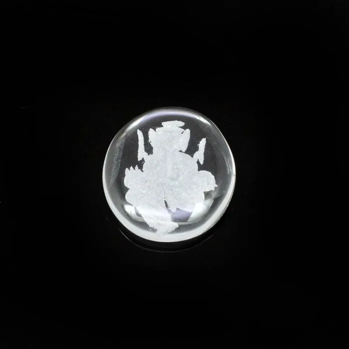 Natural Crystal Healing Chakra God Ganesha Symbol Gemstone for Pendant Karizma Jewels Necklaces