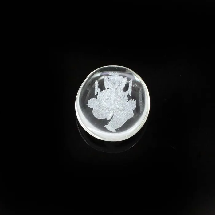 Natural Crystal Healing Chakra God Ganesha Symbol Gemstone for Pendant Karizma Jewels Necklaces
