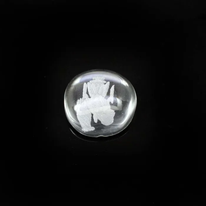 Natural Crystal Healing Chakra God Ganesha Symbol Gemstone for Pendant Karizma Jewels Necklaces