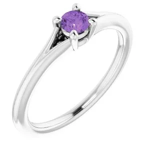 Rings Platinum Amethyst Youth Solitaire Ring71984640PSTWBC WB Choice Jewelry Rings Platinum Amethyst Youth Solitaire Ring71984640PSTWBC WB Choice Jewelry