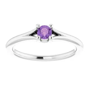 Rings Platinum Amethyst Youth Solitaire Ring71984640PSTWBC WB Choice Jewelry Rings Platinum Amethyst Youth Solitaire Ring71984640PSTWBC WB Choice Jewelry