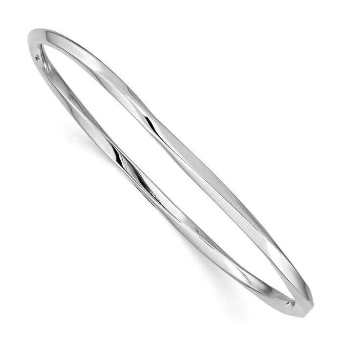 Rings Sterling Silver Rhodiumplated 350mm BangleWBCQB894 WB Choice Jewelry Rings Sterling Silver Rhodiumplated 350mm BangleWBCQB894 WB Choice Jewelry