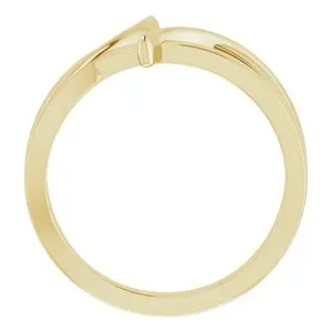 Rings WB Choice Jewelry 14K Yellow 124 mm Freeform Bypass Ring 51769102PSTWBC Rings WB Choice Jewelry 14K Yellow 124 mm Freeform Bypass Ring 51769102PSTWBC