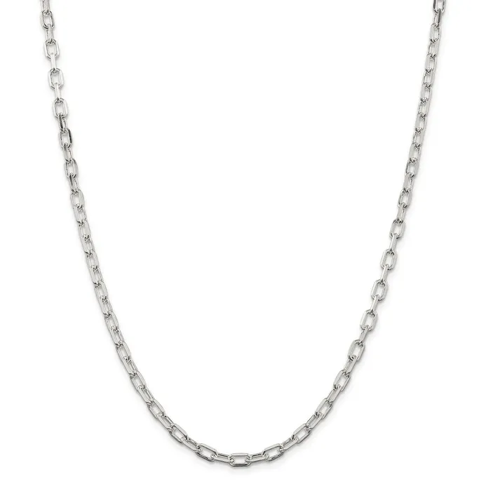Rings WB Choice Jewelry Sterling Silver 43mm Diamondcut Long Link Cable ChainWBCQAR12018 Rings WB Choice Jewelry Sterling Silver 43mm Diamondcut Long Link Cable ChainWBCQAR12018
